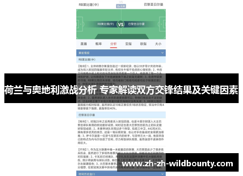 荷兰与奥地利激战分析 专家解读双方交锋结果及关键因素